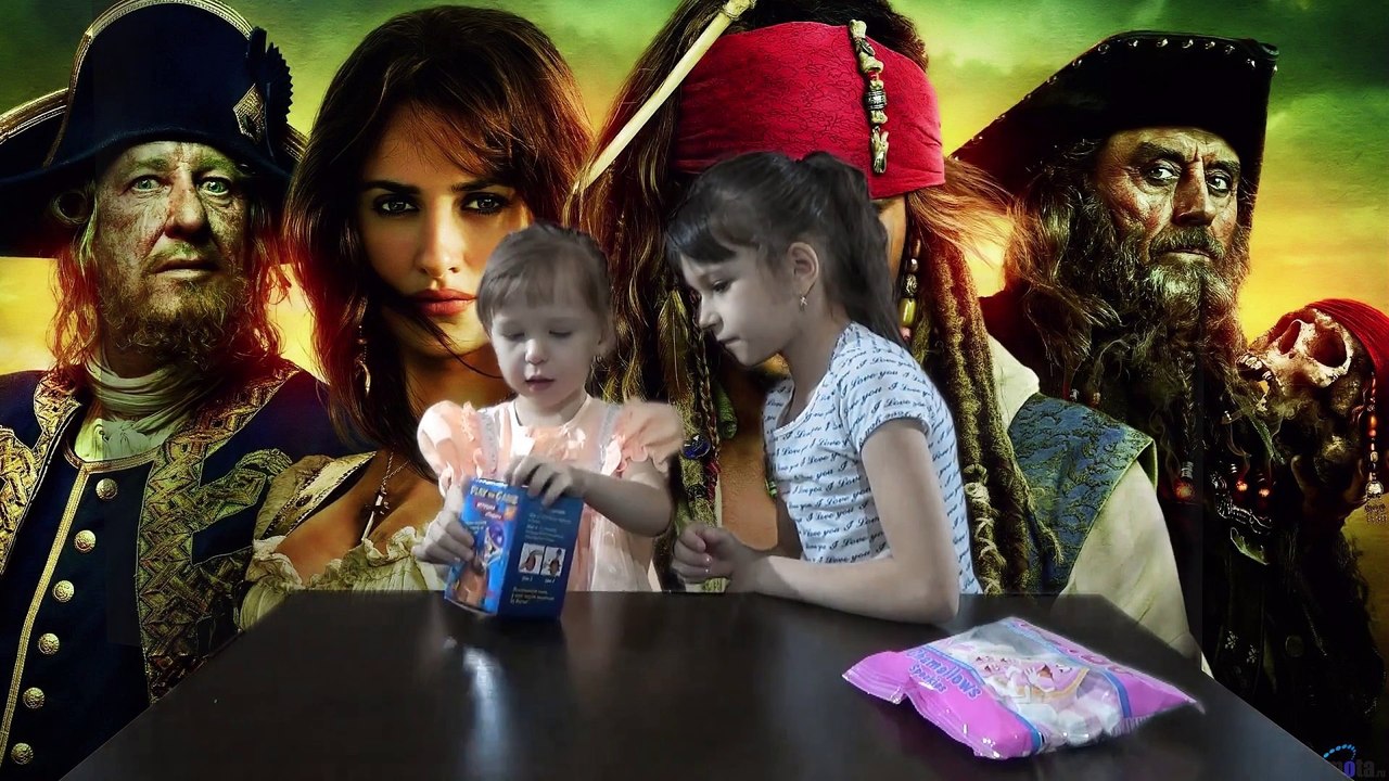 Челлендж!!! Полный рот пастилы HARIBO Пираты и Пастила.