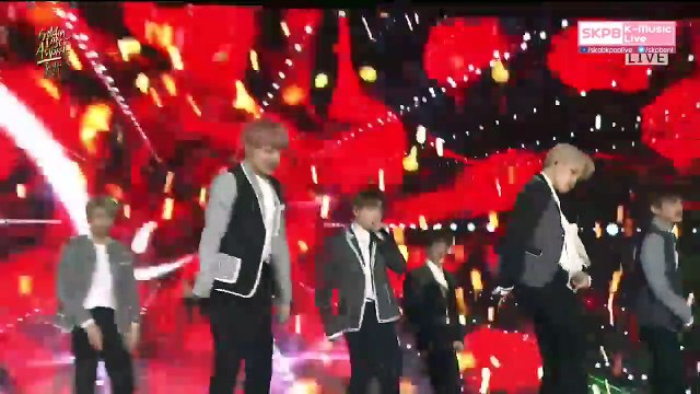 170114 BTS (방탄소년단) - War of Hormone + DOPE + I NEED U (아이 니드 유) + FIRE (불타오르네) @ Golden Disc Awards