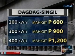 Saksi: Big-time power rate hike ngayong Disyembre, inanunsyo ng Meralco
