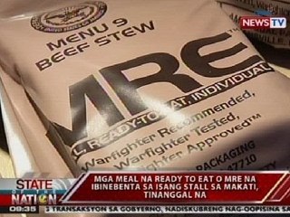 SONA: Mga meal ready to eat o MRE na may tatak ng US Dept. of Defense, ibinebenta rin online