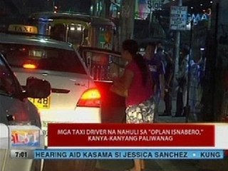 UB: Mga taxi driver na nahuli sa 'Oplan Isnabero,' kanya-kanyang paliwanag
