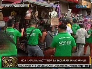 24Oras: Mga iligal na nagtitinda sa Baclaran, pinaghuhuli