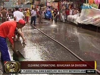 24Oras: Clearing operations isinagawa sa Divisoria