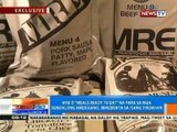 'Meals ready to eat' na para sa mga sundalong amerikano, ibinebenta sa isang tindahan