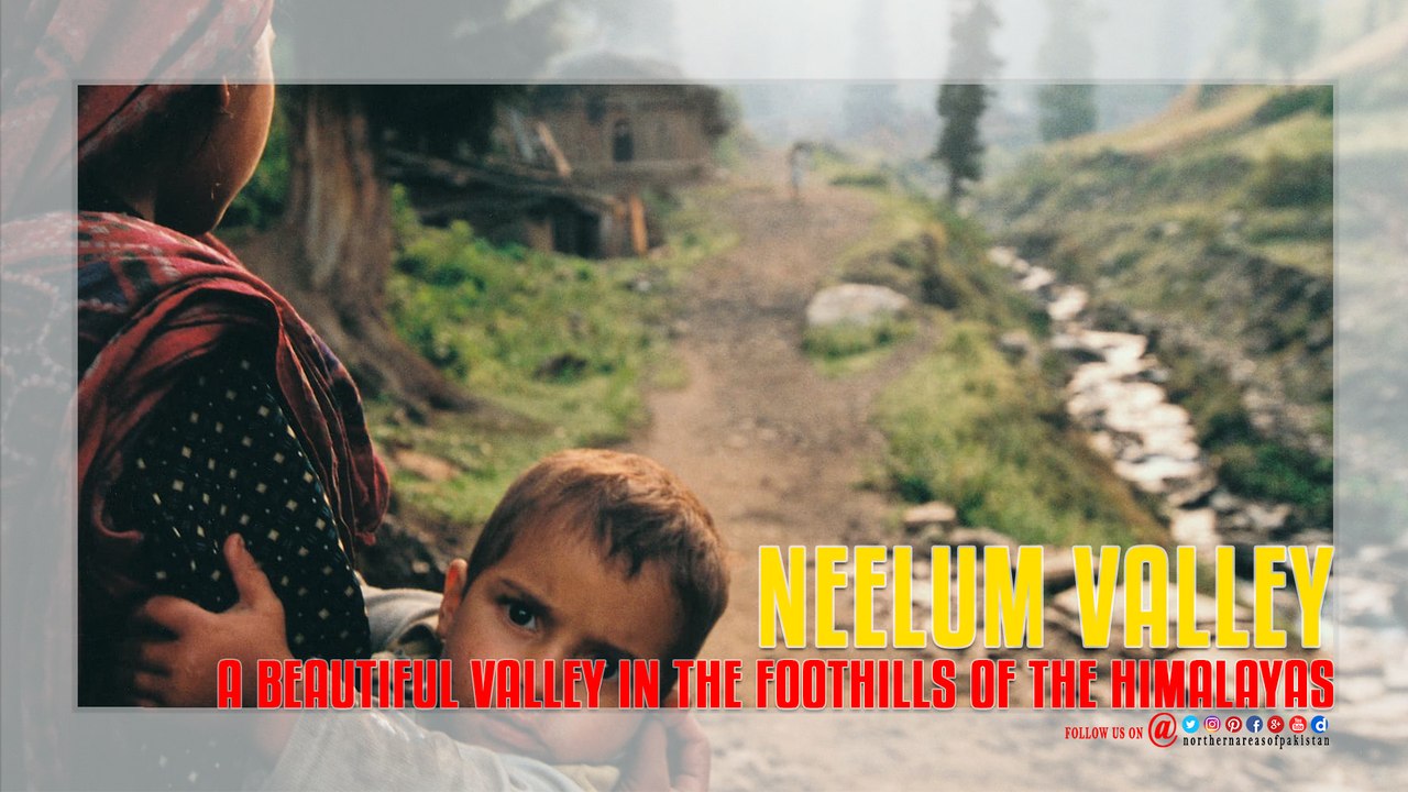 Neelum Valley In The Foothills Of Himalayas