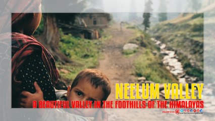 Neelum Valley In The Foothills Of Himalayas