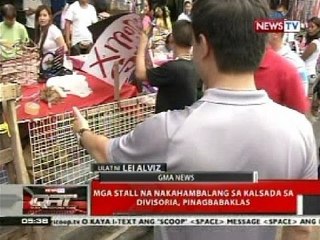 QRT: Mga stall na nakahambalang sa kalsada sa Divisoria, pinagbabaklas