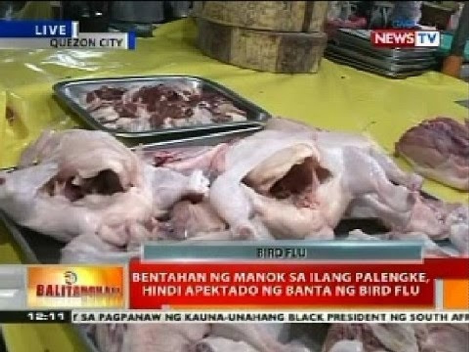 BT: Bentahan ng manok sa ilang palengke sa QC, hindi apektado ng banta ng bird flu
