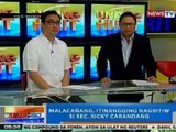NTG: Malacañang, itinangging nagbitiw si Sec. Ricky Carandang