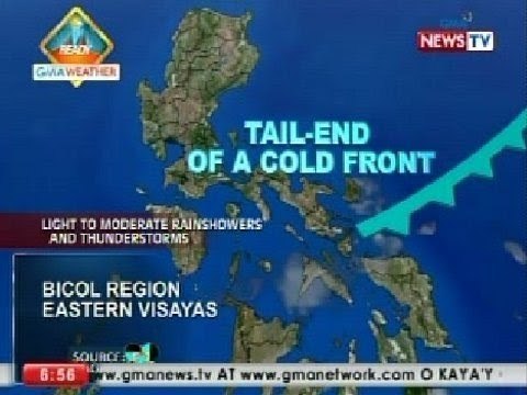 NTVL: Bicol Region at Eastern Visayas, makakaranas ng pag-ulan at thunderstorms ngayong araw