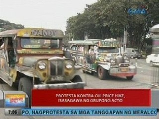 UB: Protesta vs oil price hike, isasagawa ng grupong ACTO
