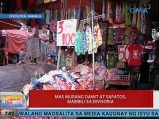 UB: Mas murang damit at sapatos, mabibili sa Divisoria