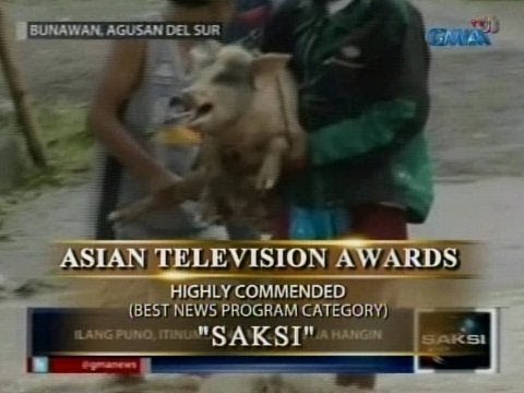 Saksi: Saksi, Lorna Tolentino at Michael V, highly commended sa 2013 Asian TV Awards