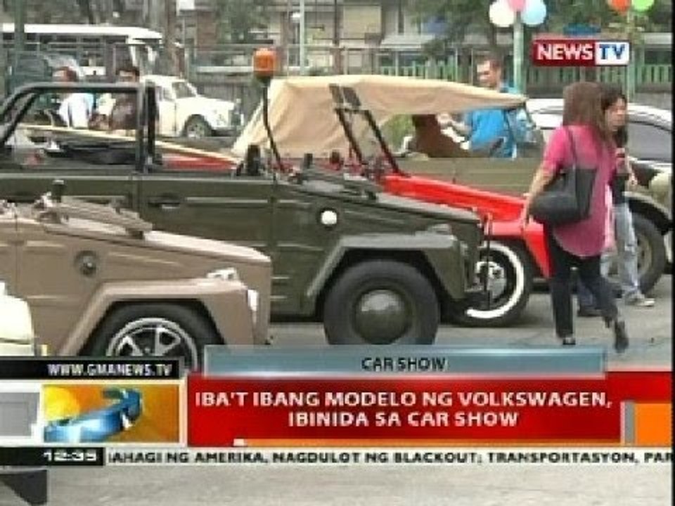 BT: Iba't ibang modelo ng Volkswagen, ibinida sa isang car show sa QC