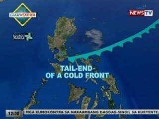 BT: Aurora at Quezon Province, makakaranas ng katamtamang pag-ulan ngayong Lunes