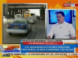 NTG: LTO, magpapakalat ng mga operatiba para humuli sa mga isnaberong taxi driver