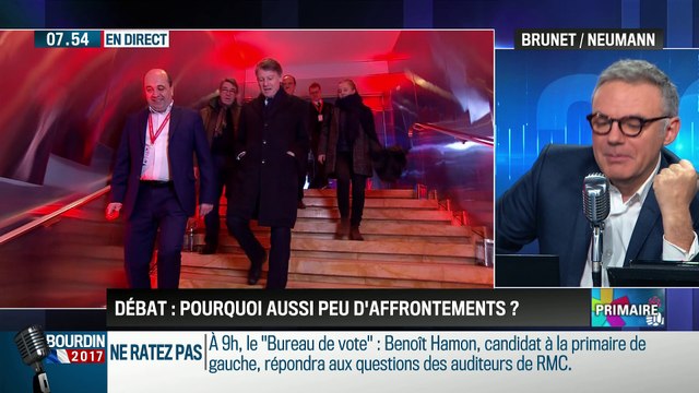 Brunet & Neumann: Débat de la primaire à gauche: Manuel Valls, le candidat isolé - 16/01