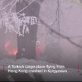 Turkish Plane Flying from Hongkong crashed in Kyrgyzstan
