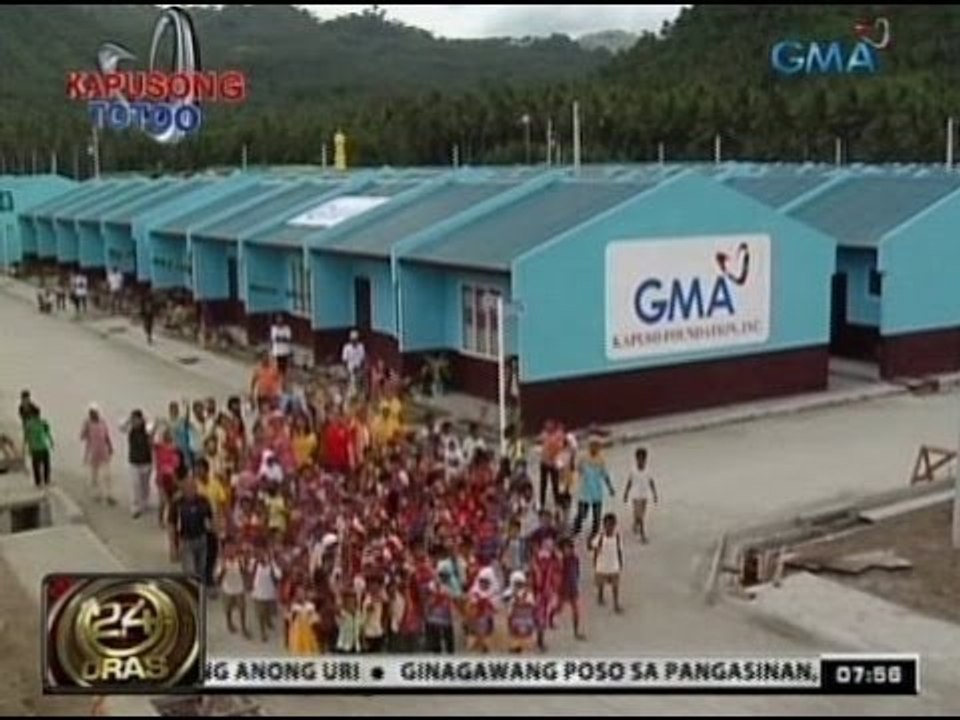 24 Oras: Kapuso Villages, ipapatayo sa Leyte na sinalanta ng bagyong Yolanda