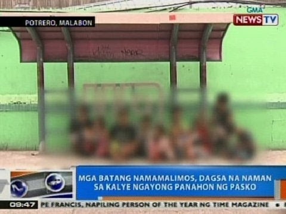 NTG: Mga batang namamalimos, dagsa na naman sa kalye ngayong panahon ng Pasko