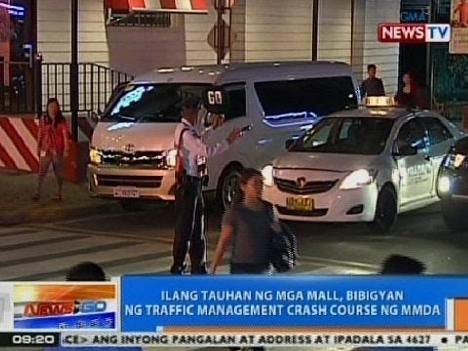 NTG: Ilang tauhan ng mga mall, bibigyan ng traffic management crash course ng MMDA