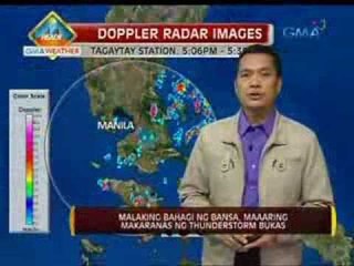 Tani 24 Oras: Malaking bahagi ng bansa, maaaring makaranas ng thunderstorms bukas
