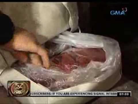 24 Oras: Mahigit 130 kilo ng umano'y mishandled frozen meat, kinumpiska ng NMIS