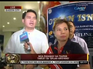 24 Oras: Mga pasaway na tsuper, target sa "Oplan Kristmas"