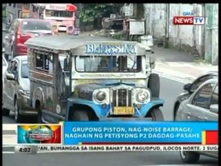 BP: Grupong piston, nag-noise barrage; naghain ng petisyong P2 dagdag-pasahe