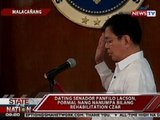 SONA: Lacson, pormal nang nanumpa bilang rehabilitation czar