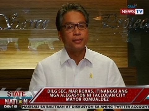 SONA: Roxas, itinanggi ang mga alegasyon ni Mayor Romualdez