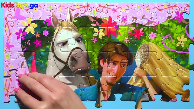 Princess RAPUNZEL Disney Puzzle Games Rompecabezas de Tangled Kids Learning Toys Puzzles- Marvel