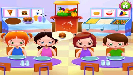 Cool School   Playing in The Bathroom, Nurse’s Office, School Cafeteria   Fun Games For Kids