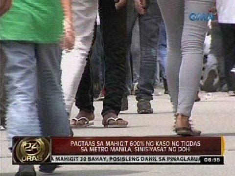 24 Oras: Pagtaas sa mahigit 600% ng kaso ng tigdas sa metro manila, sinisiyasat ng DOH