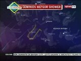 BP: Geminids Meteor Shower, makikita mamayang gabi hanggang bukas