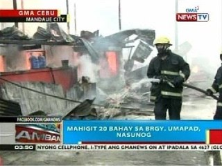 BP: Mahigit 20 bahay, nasunog sa Mandaue City