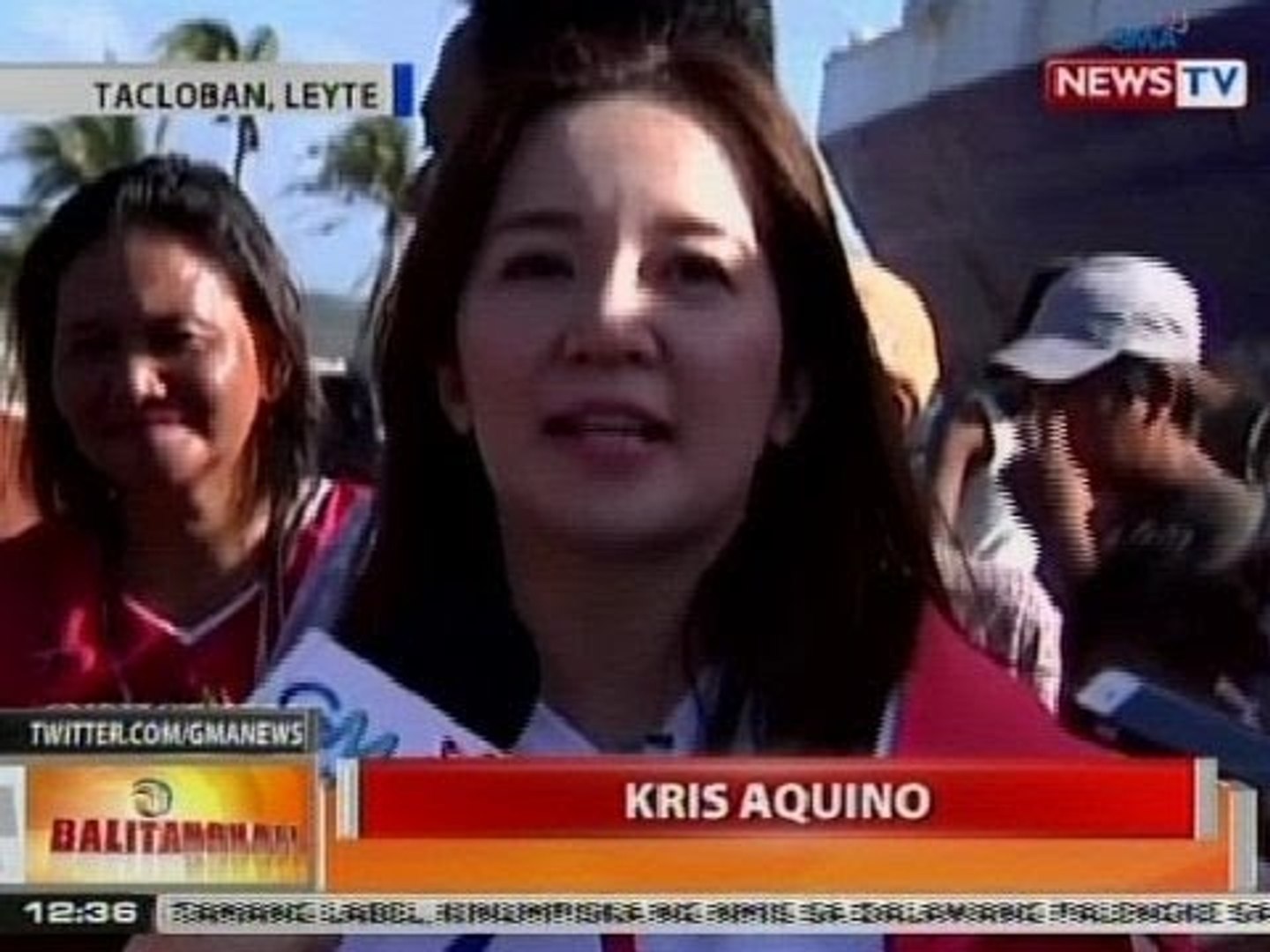 BT: Kris Aquino, dumalaw sa mga nasalanta ng Bagyong Yolanda