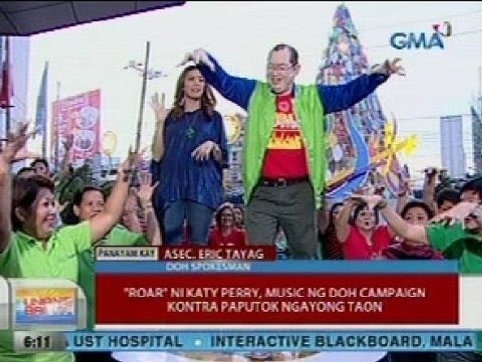 UB: 'Roar' ni Katy Perry, music ng DOH campaign vs paputok ngayong taon