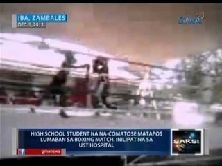 Saksi: Estudyanteng na-comatose sa boxing, inilipat sa UST Hospital