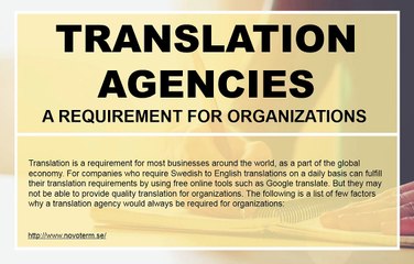 Why translation agency is useful for organizations