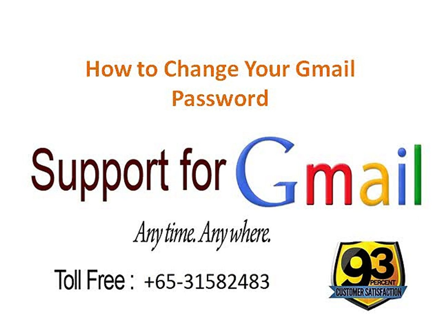 How to Change Your Gmail Password