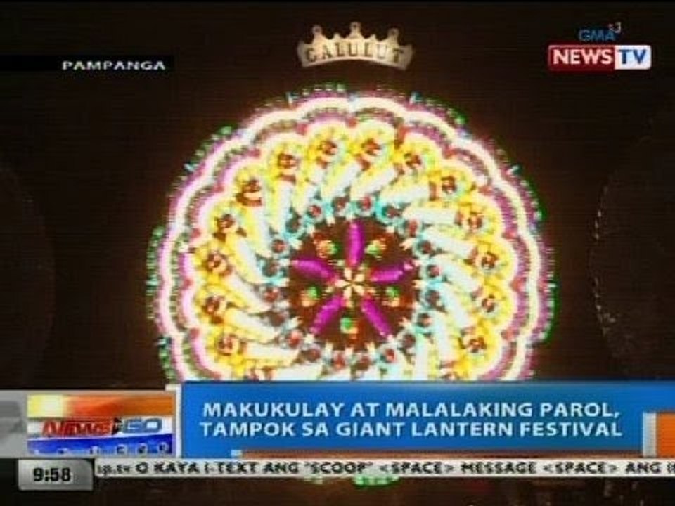 NTG: Makukulay at malalaking parol, tampok sa Giant Lantern Festival sa Pampanga