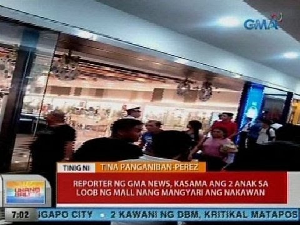 UB: Reporter ng GMA News, kasama ang 2 anak sa loob ng SM North nang mangyari ang nakawan