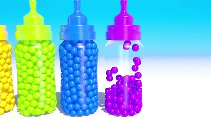  Learning Colors with 3D Donuts for Kids and Children Toddlers