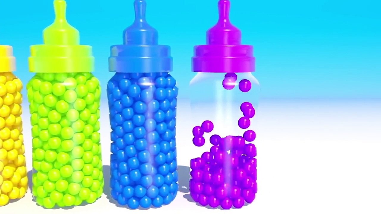  Learning Colors with 3D Donuts for Kids and Children Toddlers