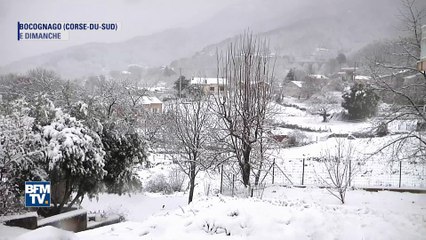 La Corse sous la neige