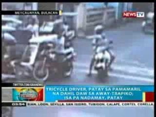 BP: Tricycle driver, patay sa papamaril sa Meycauayan, Bulacan; isa pa nadamay, patay
