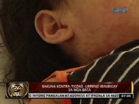 24 Oras: Bakuna kontra-tigdas, libreng ibinibigay sa mga bata