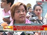 DOJ, pumalag sa hiling ng Comelec na bumaba sa pwesto ang 422 opisyal na hindi nakapaghain ng SOCE