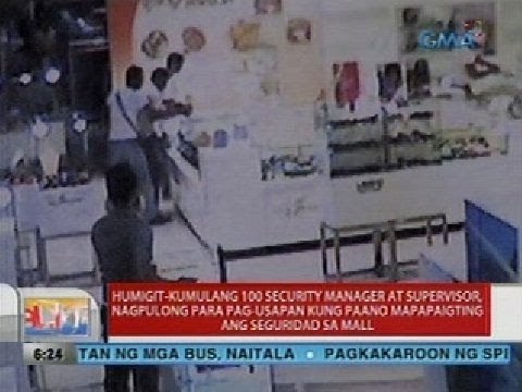 Security managers at supervisors, nagpulong para pag-usapan kung paano mapapaigting ang seguridad